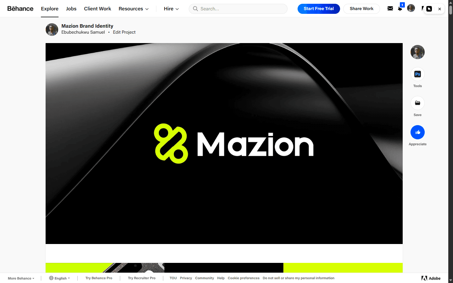 Mazion Brand Identity preview